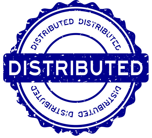 垃圾蓝色分布字圆形橡胶密封图片下载