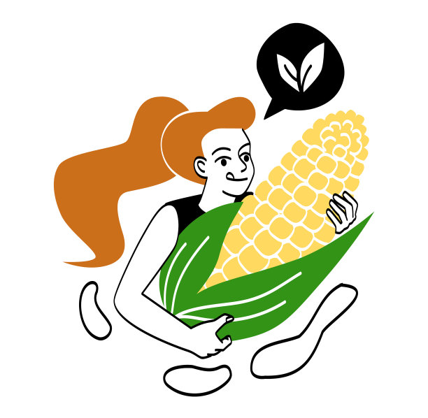 素食或纯素饮食的抽象概念图片下载