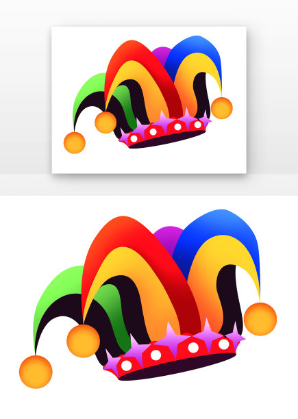 黄色搞怪搞笑愚人节马戏团小丑帽子图片下载