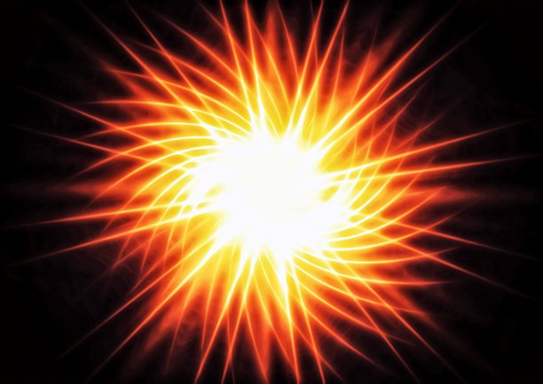 抽象的太阳照亮了黑暗图片下载