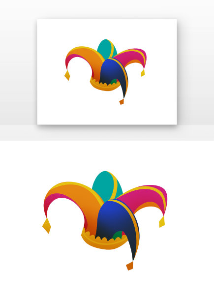 愚人节马戏团小丑帽子表演帽子图片下载