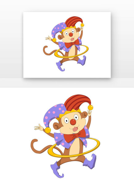 愚人节马戏团动物猴子图片下载