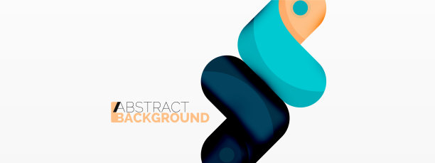 创意几何壁纸圆形箭头形状图片下载