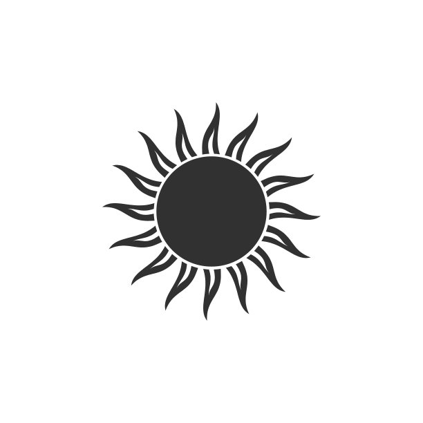 热门夏季太阳图标Logo模板设计图片下载