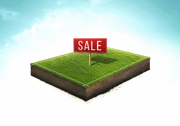 禾草及地质横断面，附卖地标志、房地产投资、建设项目用地。三维地面切片图片下载