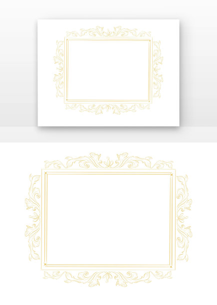 欧式风格边框1烫金欧式边框图片下载