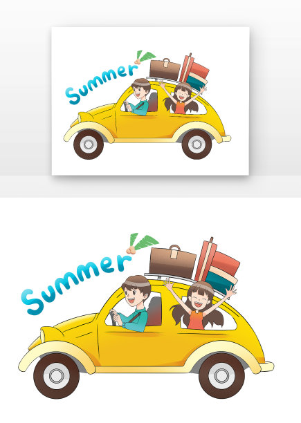 五一劳动节踏青驾车旅游图片下载