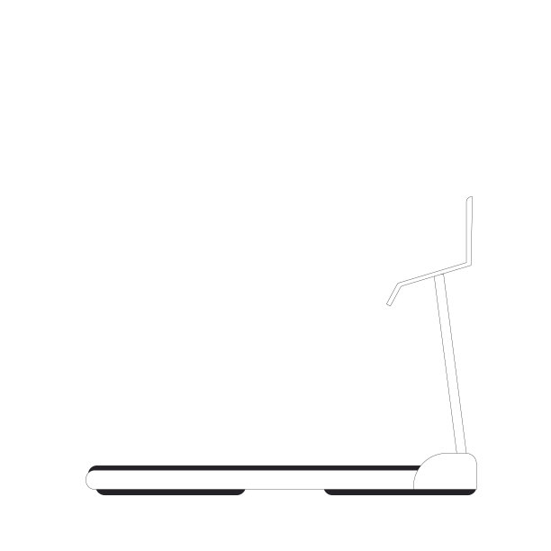 跑步机。健身房心血管器械图片下载