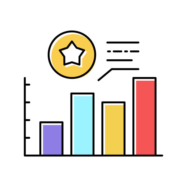 信息图形奖金彩色图标矢量插图图片下载