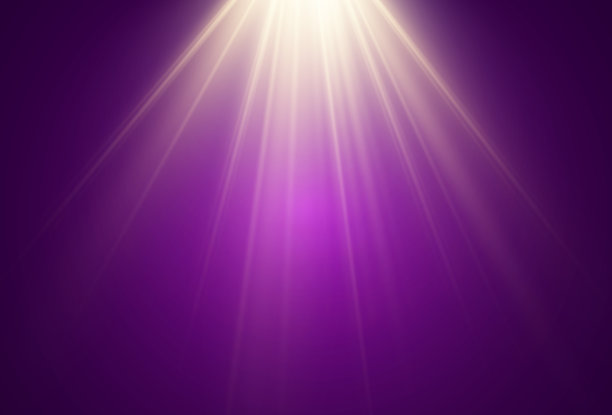 空荡荡的舞台和聚光灯。在透明背景上照明设备。图片下载