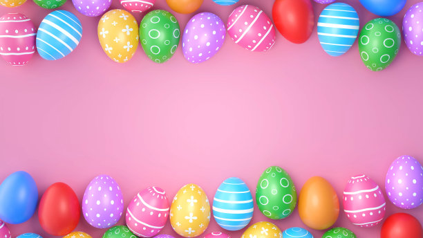 复活节彩蛋的背景图片下载