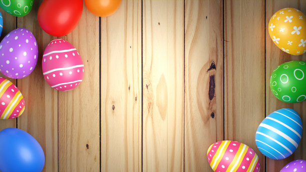 复活节彩蛋的背景图片下载