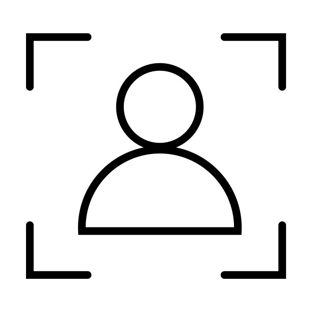 肖像图标从电子的东西填充收集。瘦线性肖像，头，字符轮廓图标孤立在白色背景。线向量肖像符号，网络和移动符号。图片下载