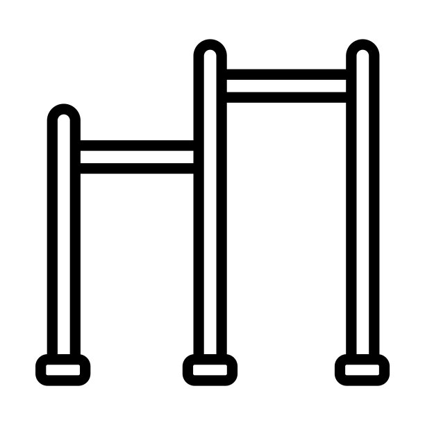 健身房梯子图标从健身房和健身收集。薄线性健身房梯子，梯子，活动轮廓图标孤立在白色背景。线矢量健身房阶梯标志，网络和移动的符号。图片下载