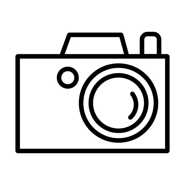 照片图标从电子的东西填收集。薄线性照片，按钮，设备轮廓图标孤立在白色背景上。线矢量摄影符号，网络和移动的符号。图片下载