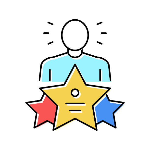 通用专家颜色图标矢量插图图片下载