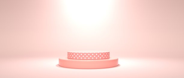 抽象的三维渲染空的讲台舞台图片下载