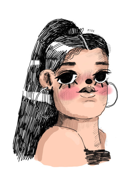 女孩的肖像图片下载