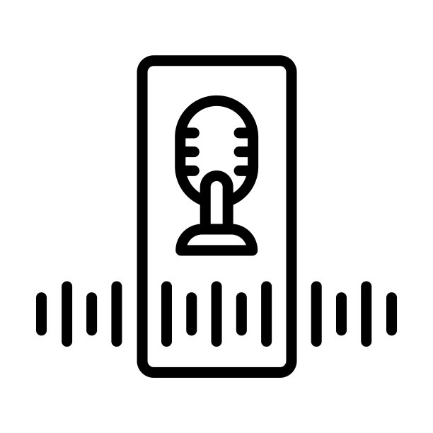 语音控制图标从智能家居收集。细线性语音控件，语音控件轮廓图标孤立在白色背景上。线矢量语音控制符号，网络和移动符号。图片下载