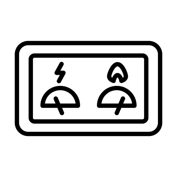 仪表图标从智能家居收集。薄线性仪表，矢量，测量轮廓图标孤立在白色背景。线矢量仪表符号，网络和移动符号。图片下载