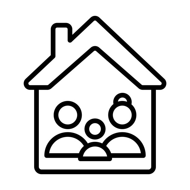 来自智能家居收藏的家居图标。薄线性家居，家，干净的轮廓图标孤立在白色背景。线向量家居符号，网络和移动符号。图片下载