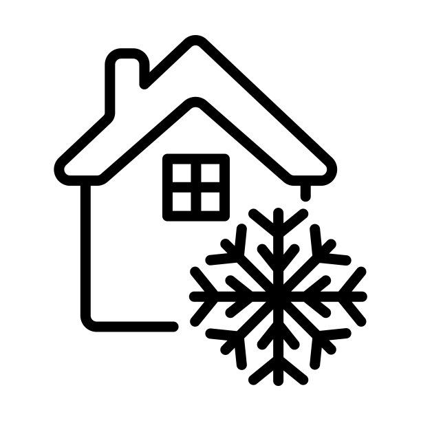 冻结图标从智能家居收集。薄线性冻结，冰箱，冷轮廓图标孤立在白色背景。线矢量冻结符号，网页和移动的符号。图片下载