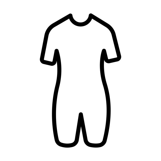 夏季系列的潜水服图标。薄线性潜水服，设备，海轮廓图标孤立在白色背景上。线矢量潜水服标志，网络和移动的符号。图片下载