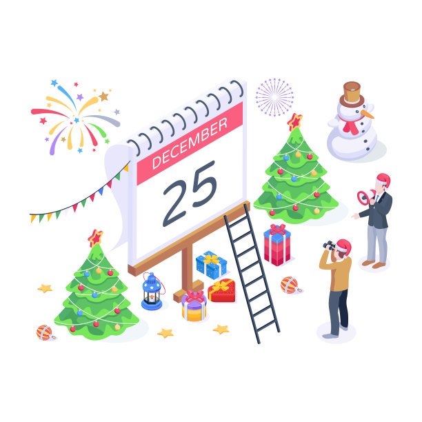 圣诞节的日期图片下载