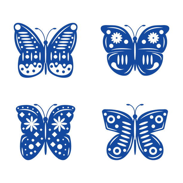 蓝斯堪的那维亚的蝴蝶图片下载