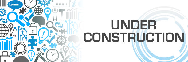 施工中蓝灰色技术符号纹理水平图片下载