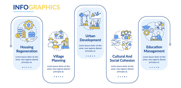 社会项目实例矩形信息图模板图片下载