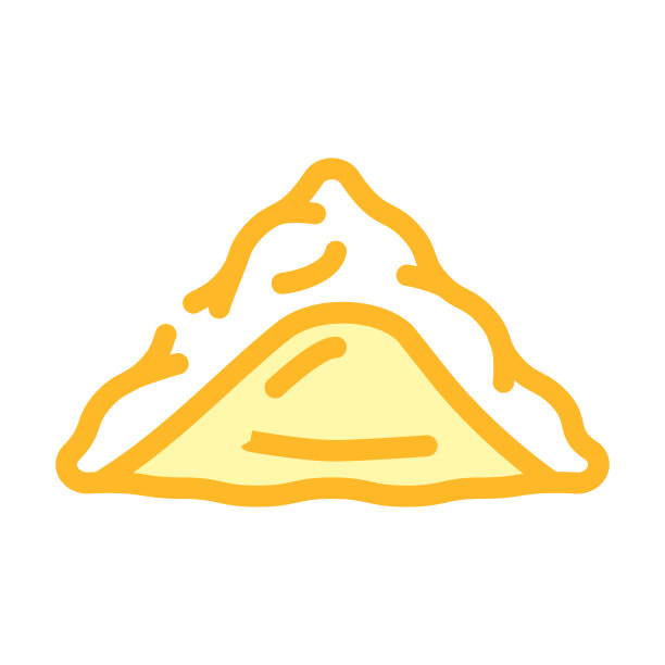 饺子彩色图标矢量插图图片下载