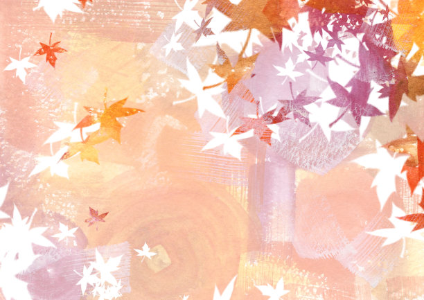 普罗旺斯水彩背景。秋天的背景图片下载