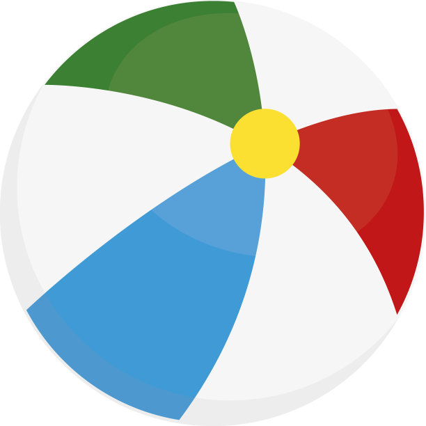 沙滩球玩具图片下载