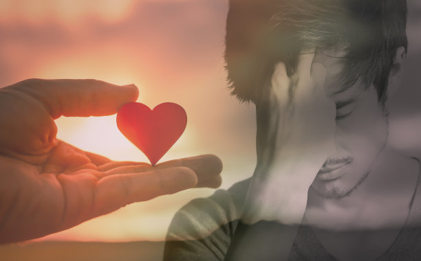 伤心的人。图片下载