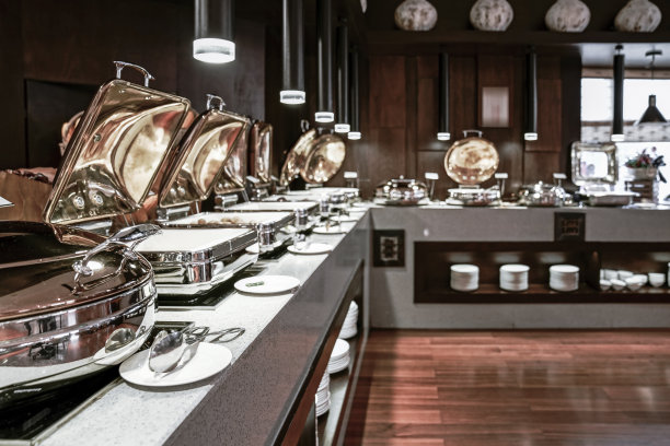 餐厅内部，酒店的一部分图片下载