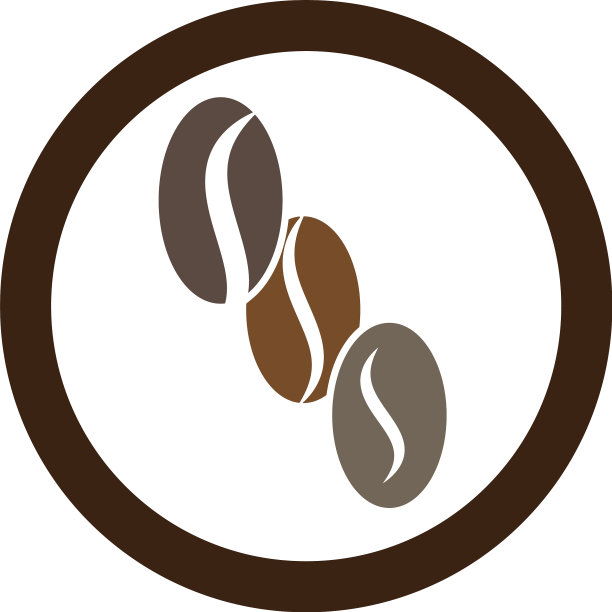 咖啡豆的标志图片下载