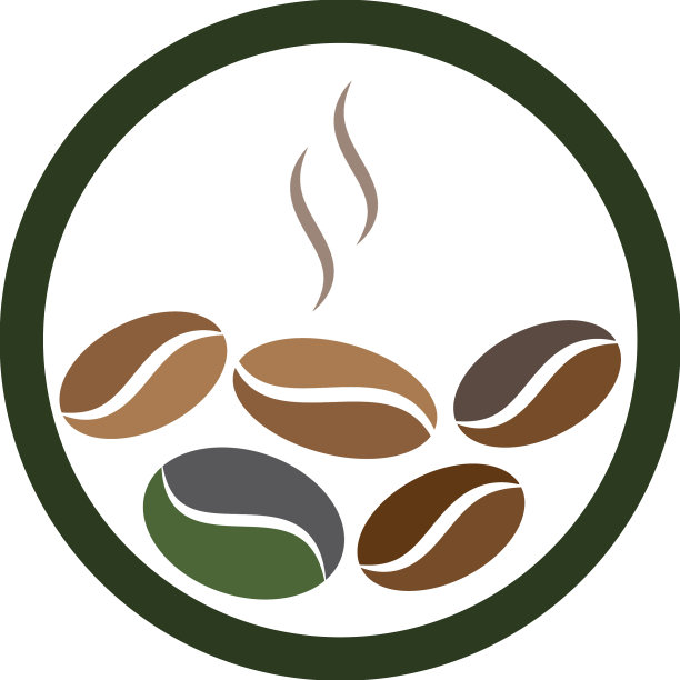 咖啡豆的标志图片下载