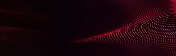 美丽的插图与发光散焦点。闪亮粒子的黑色抽象背景。3 d图片下载