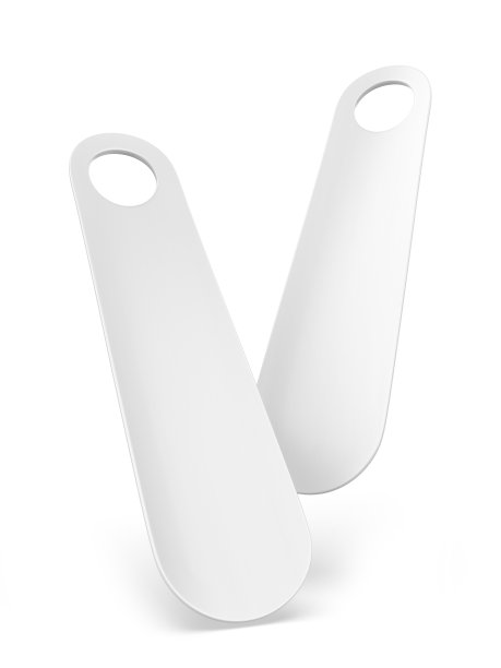 空白塑料鞋角模型模板。图片下载