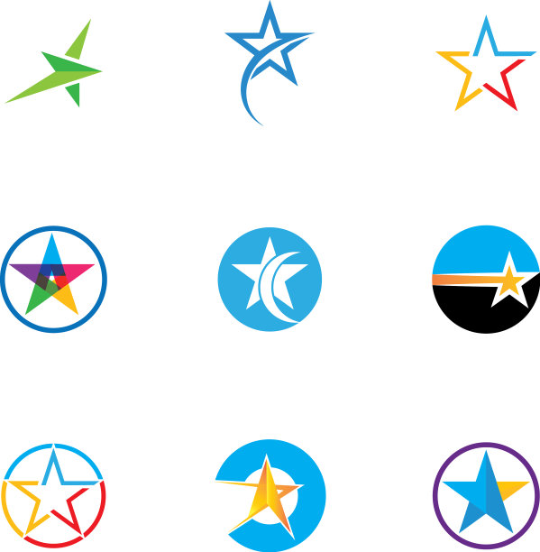星标志模板图片下载