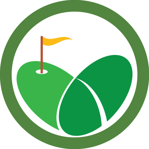 高尔夫标识模板图片下载