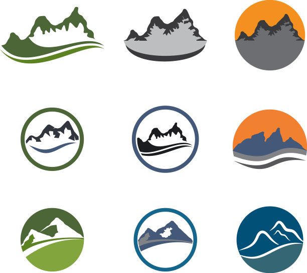 山的标志图片下载