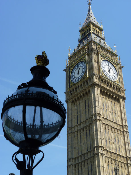 伦敦的标志性建筑和代表性物品图片下载