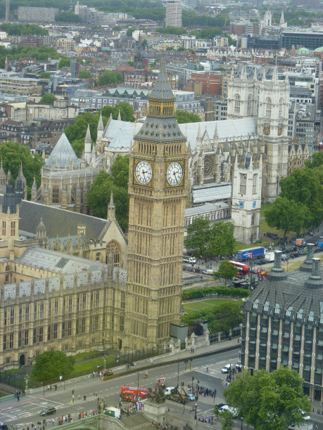 伦敦的标志性建筑和代表性物品图片下载