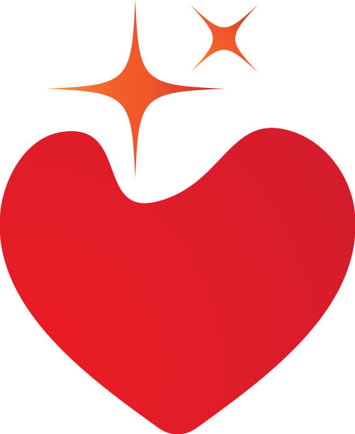 心标志模板图片下载