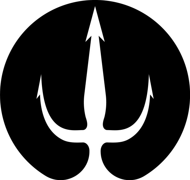 三叉戟徽标模板图片下载