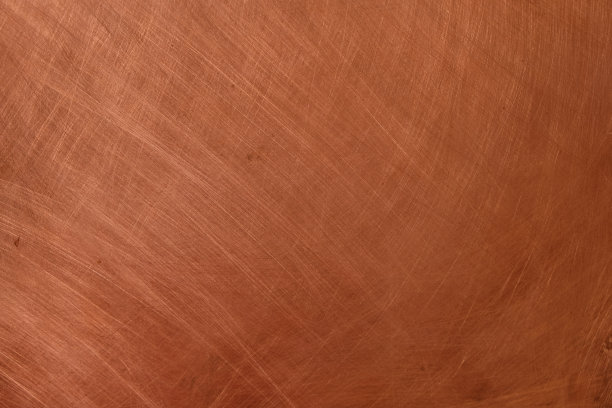 铜板有划痕。砂纸的痕迹。图片下载