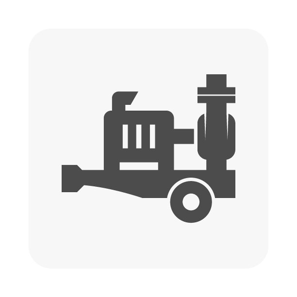 便携式水泵矢量图标设计图片下载