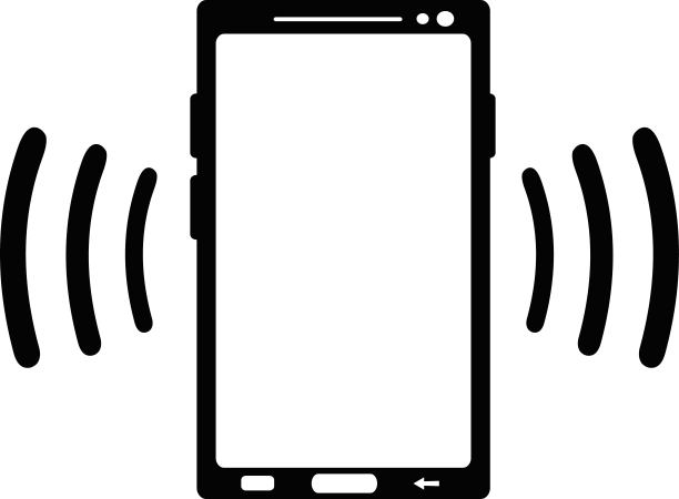 矢量插图图标智能手机振动图片下载